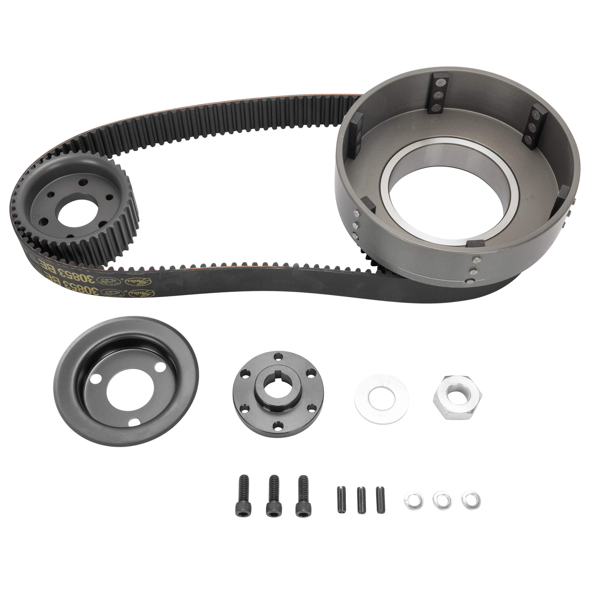 Liddle リドル　GLフレックス改　hull ハル Belt Drives LTD. 8mm/1.5 inch Primary Belt Drive - Kick Start