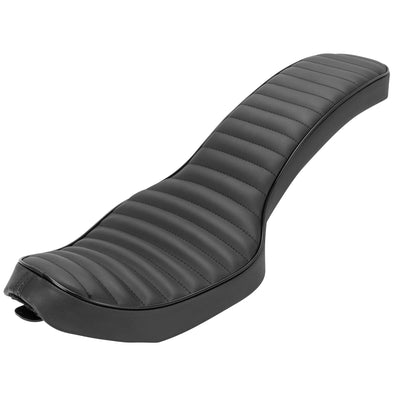 Sporty 2-Up Seat - Black H-Pleat - 2004-2021 (Excl. 2007-09) Harley-Davidson Sportsters