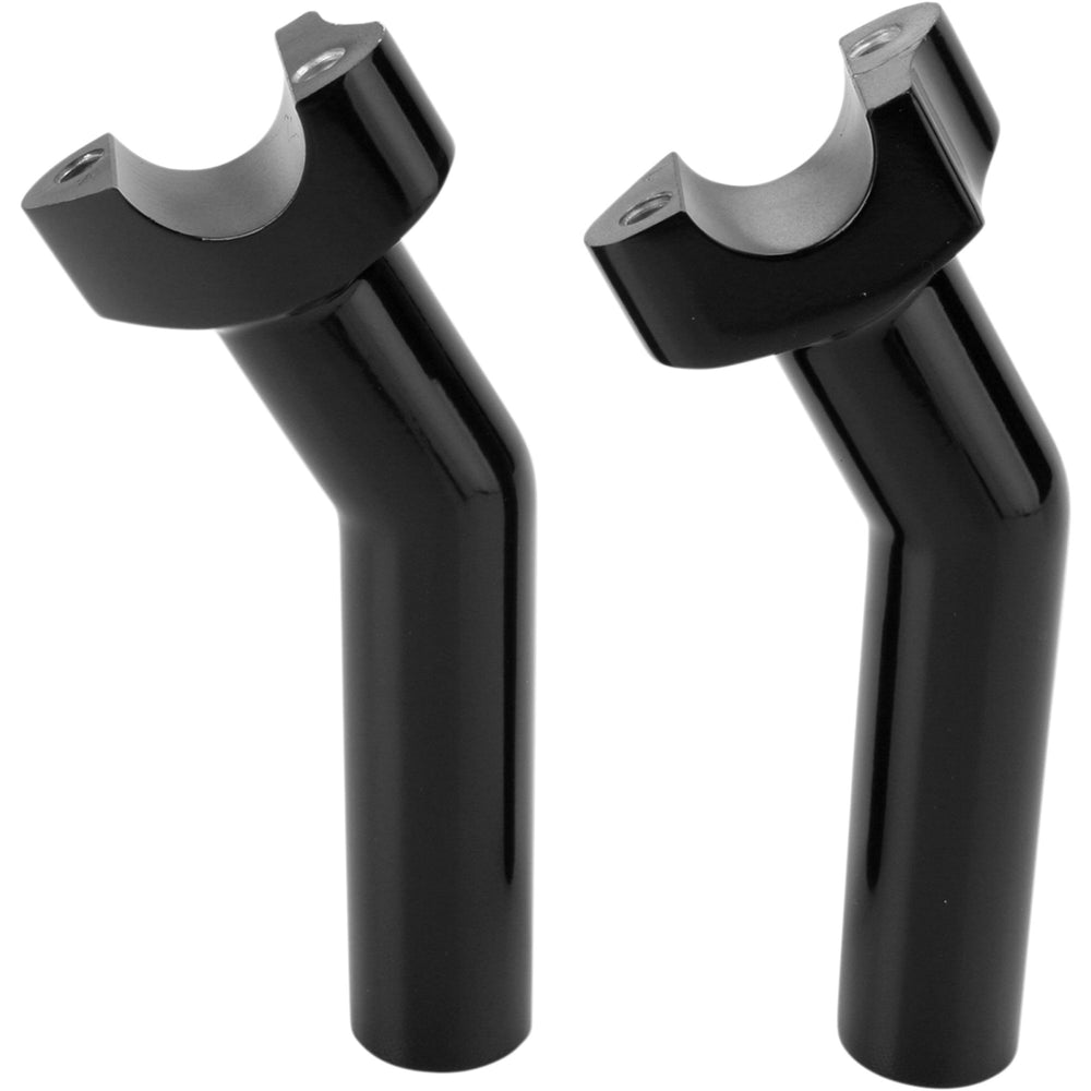 Cycle Standard 8-1/2 inch Pullback Handlebar Riser Set - Black ...