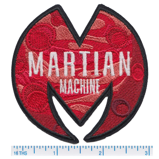 Martian Round Embroidered Patch