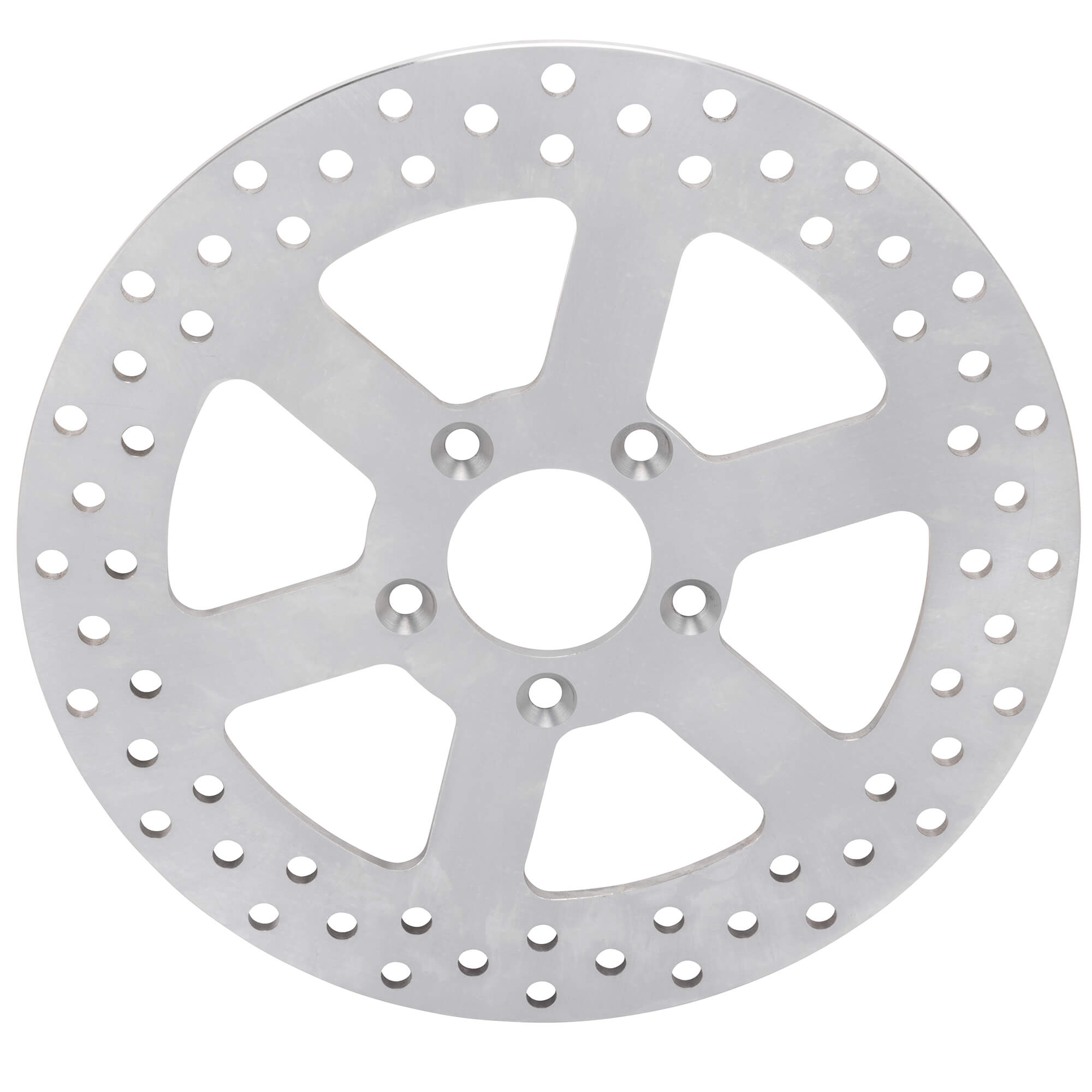 11.5" Stainless Steel Front Brake Rotor For Harley Dyna 2000-05 – Spoke Style, Silver