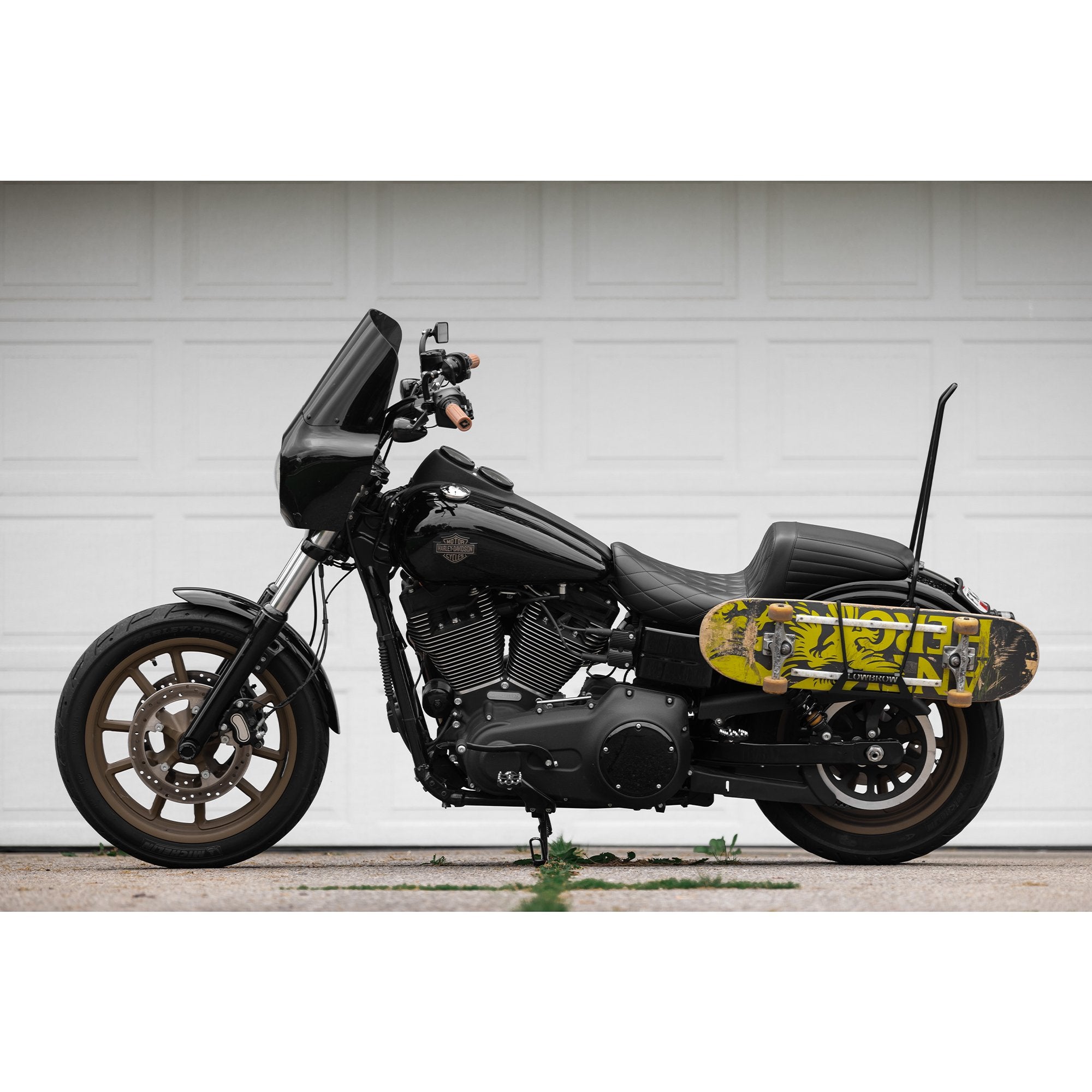 Skateboard Carrier Rack 2006-2017 Harley-Davidson Dyna – Lowbrow Customs