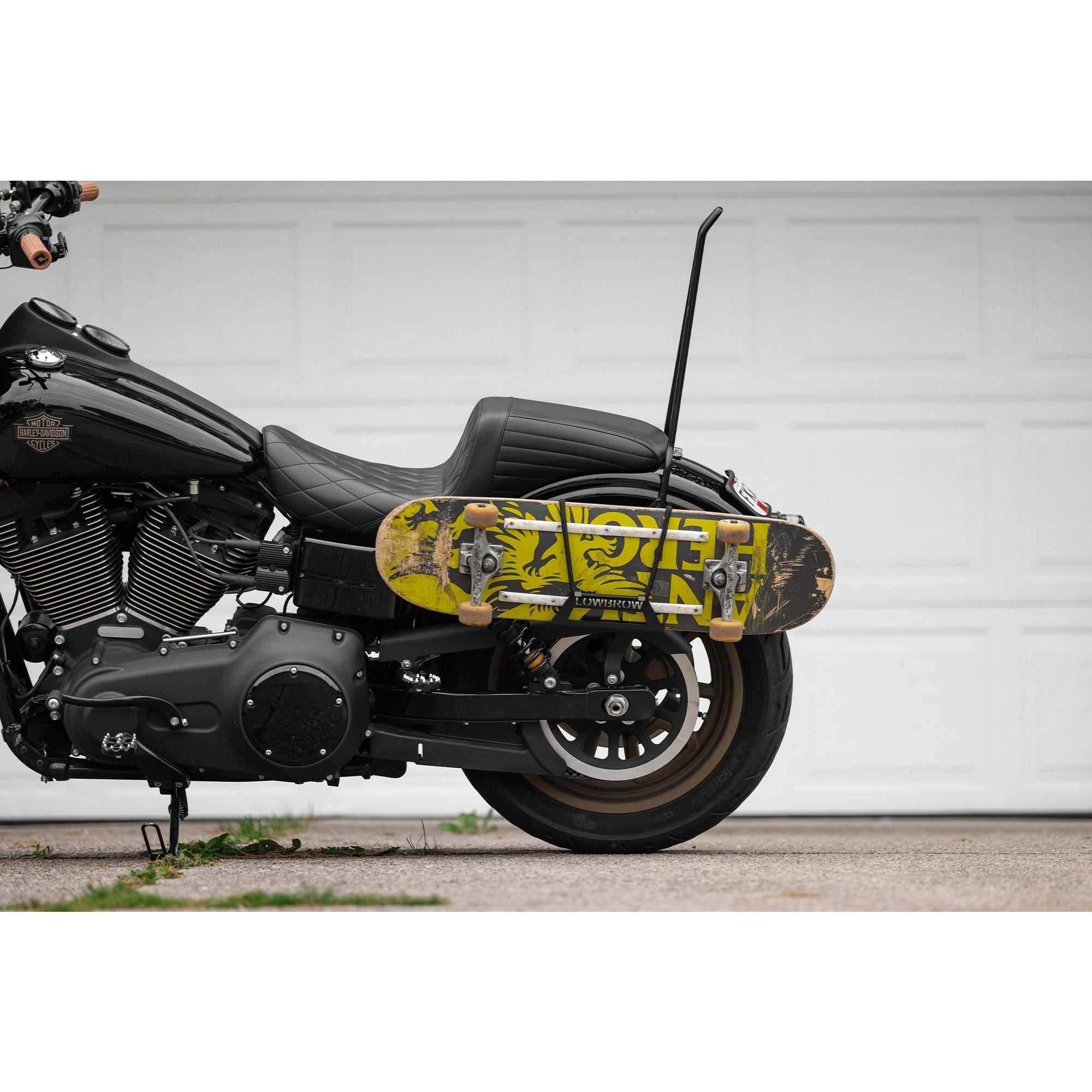 Skateboard Carrier Rack 2006-2017 Harley-Davidson Dyna – Lowbrow Customs
