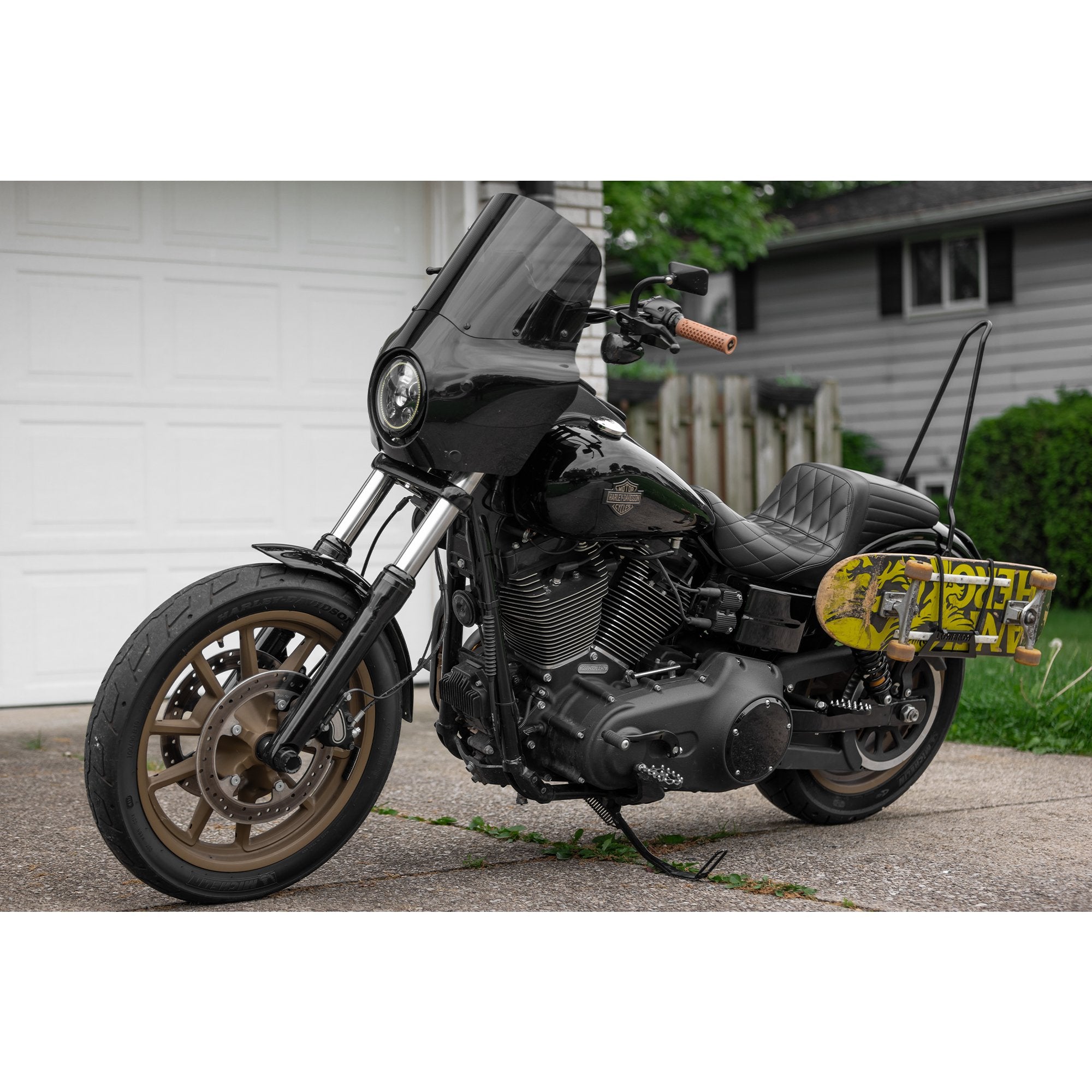 Skateboard Carrier Rack 2006-2017 Harley-Davidson Dyna – Lowbrow Customs