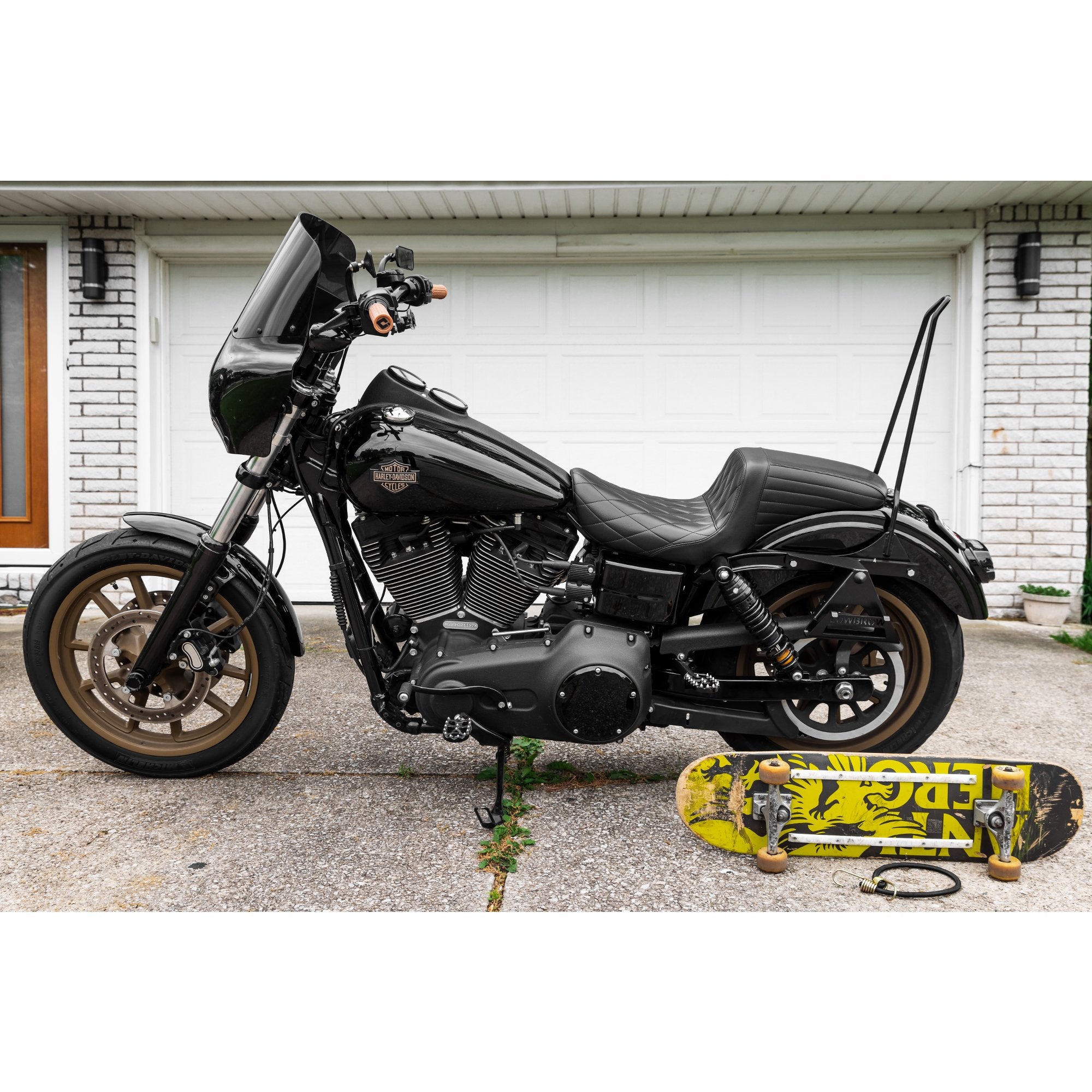 Skateboard Carrier Rack 2006-2017 Harley-Davidson Dyna – Lowbrow Customs