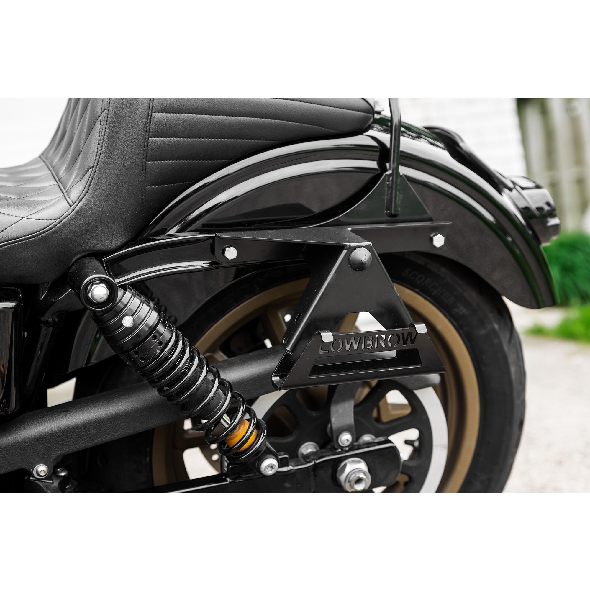 Skateboard Carrier Rack 2006-2017 Harley-Davidson Dyna – Lowbrow Customs