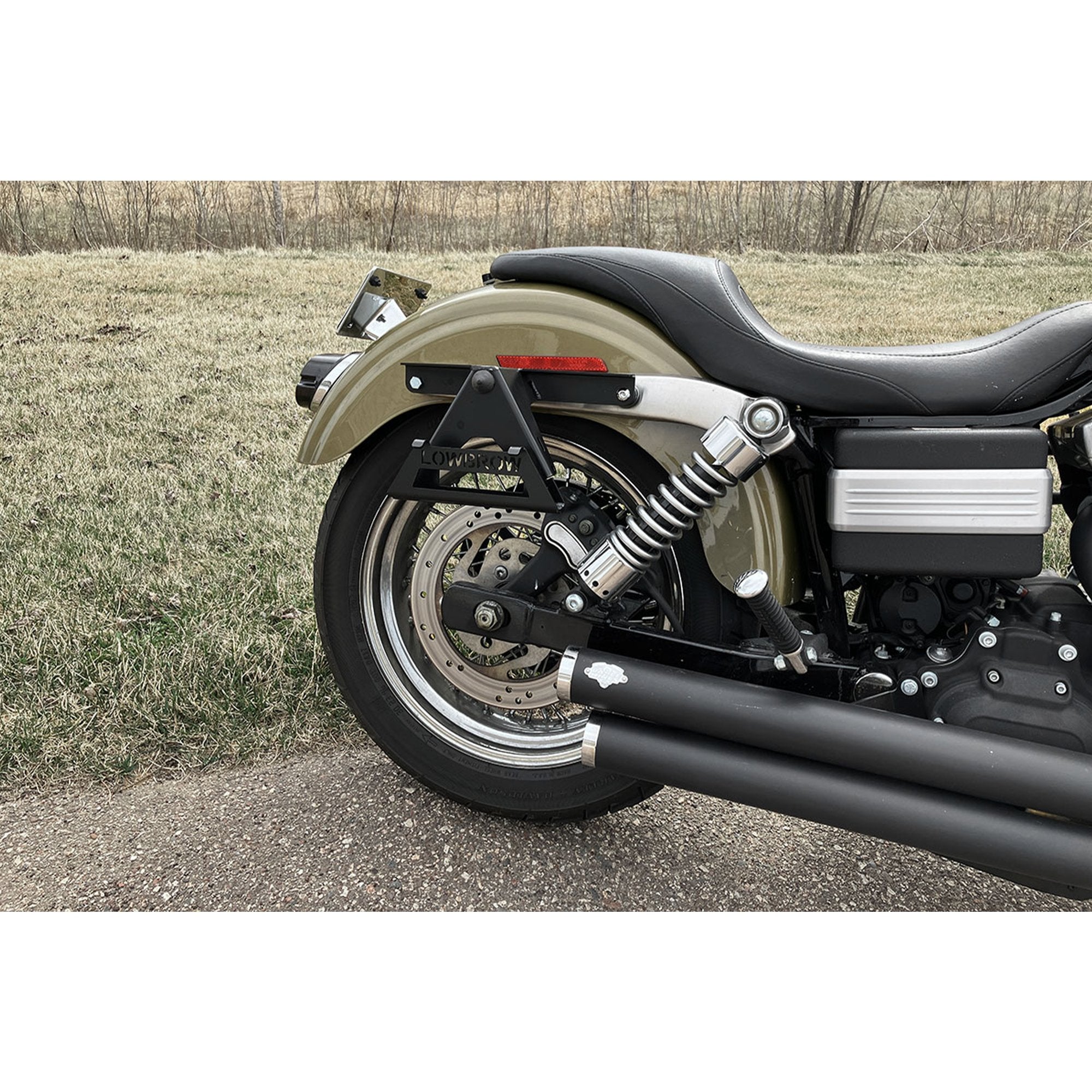 Skateboard Carrier Rack 2006-2017 Harley-Davidson Dyna – Lowbrow Customs