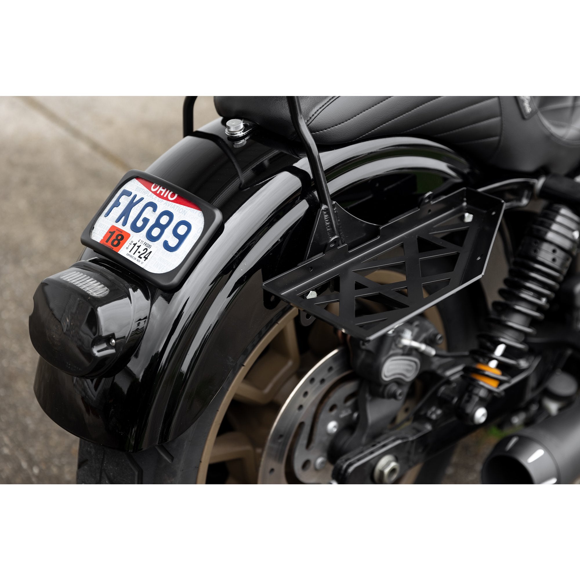 Moto Luggage Rack - Right Side - 2006-2017 Harley-Davidson Dyna ...