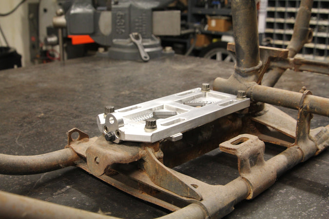 Old-Stf Cycle Centerline Adjustable Aluminum Transmission Plate ...