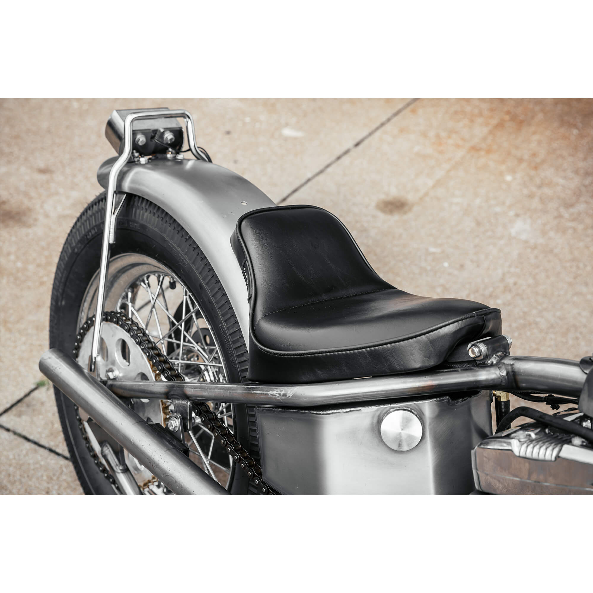 LePera Cobra Solo Seat - Smooth - Rigid Frame – Lowbrow Customs
