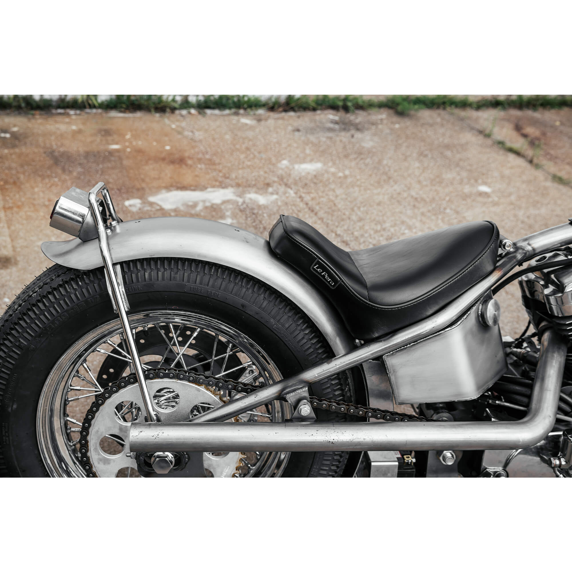 LePera Cobra Solo Seat - Smooth - Rigid Frame – Lowbrow Customs