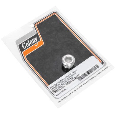 #3721-1 Ovesize Allen Timing Plug 1970-1998 Harley-Davidson Dyna 1970-1999 Softail 1970-2003 Sportster - CAD Plated
