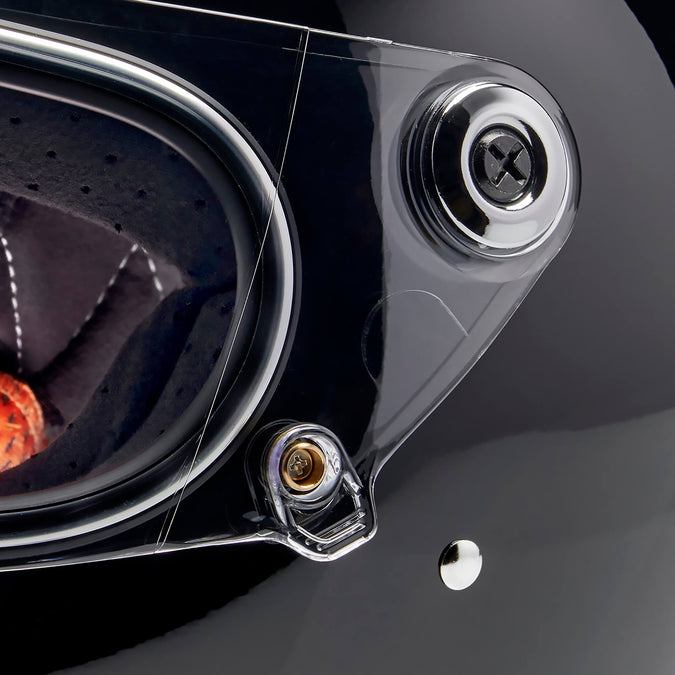 Gringo S DOT/ECE R22.06 Approved Full Face Helmet - Gloss Black