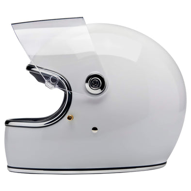 Gringo S DOT/ECE R22.06 Approved Full Face Helmet - Gloss White