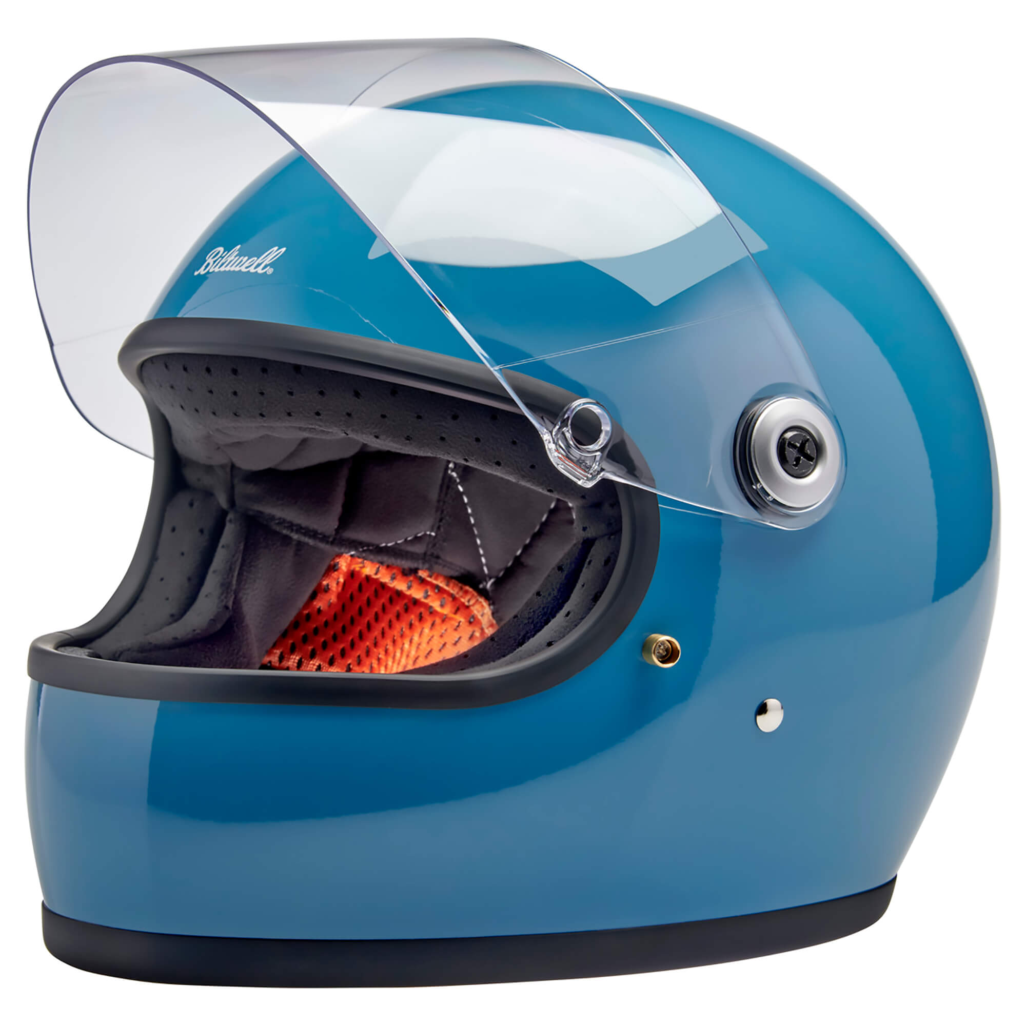 Biltwell Gringo S DOT/ECE R22.06 Approved Full Face Helmet - Gloss Dove  Blue – Lowbrow Customs
