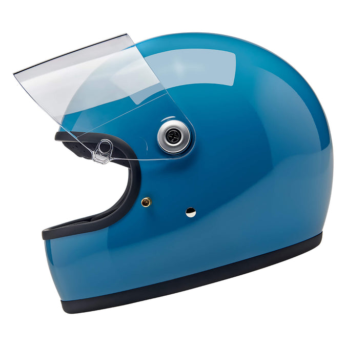 Gringo S DOT/ECE R22.06 Approved Full Face Helmet - Gloss Dove Blue