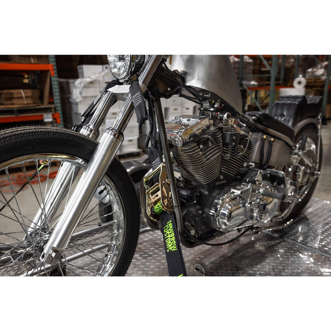 Deluxe Lowbrow Customs Ratcheting Tie-Downs With Soft Straps