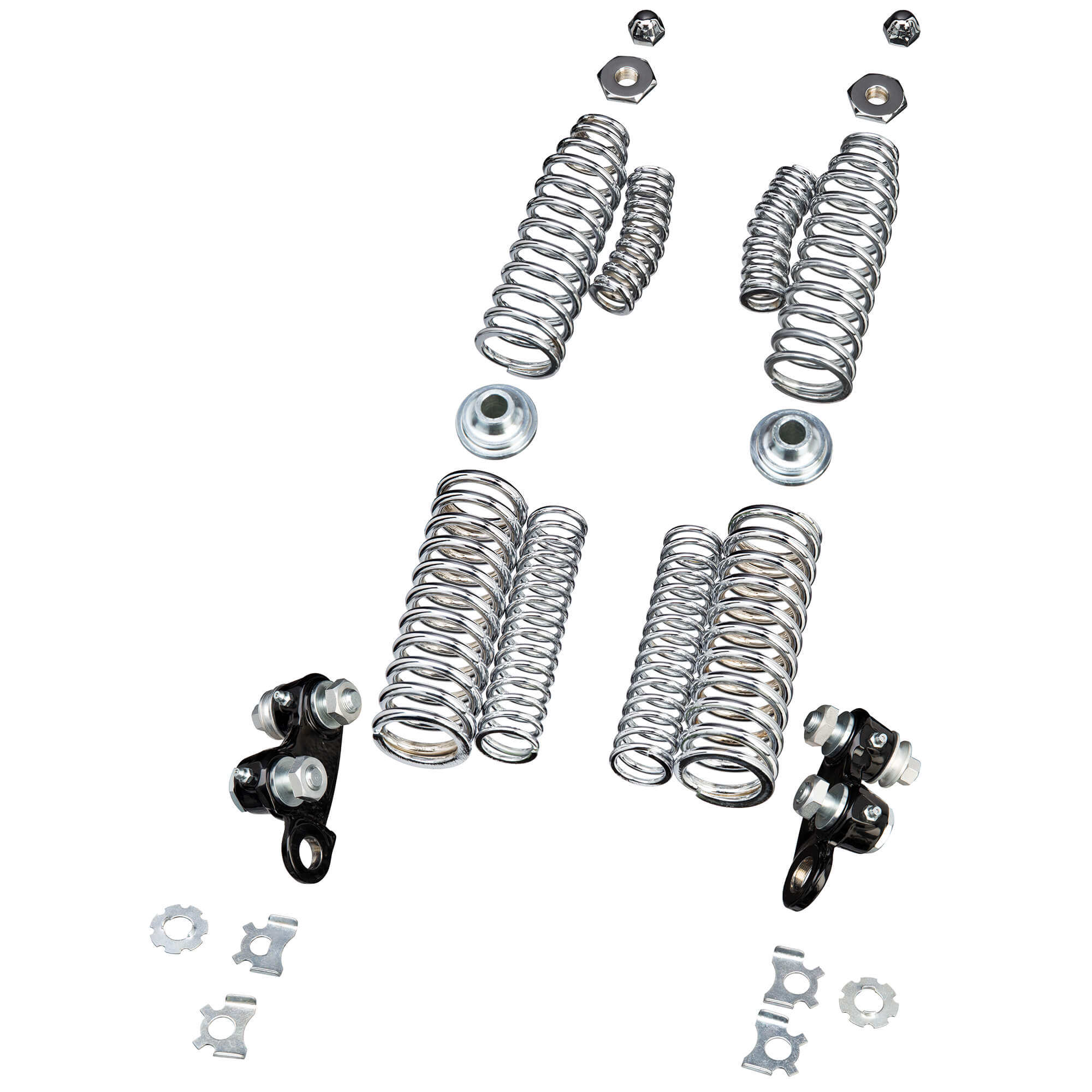 Samwel Supplies Classic Inline Springer Front Fork - Bare Steel/Chrome ...