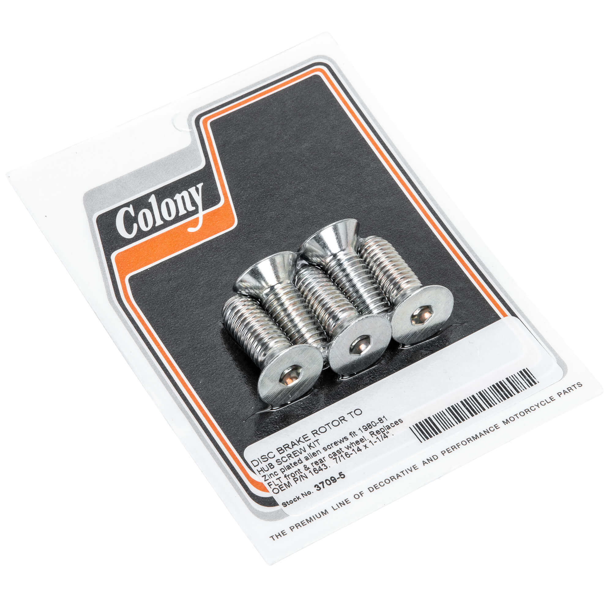 Colony Rear Axle Adjuster Screw #3617-2 – Zinc Finish, Fits 2000-2007 Harley-Davidson Softail