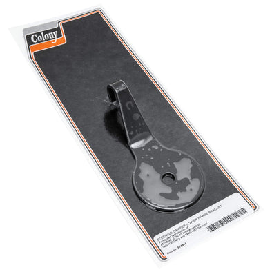 #3746-1 Steering Damper Lower Frame Bracket 1940-1952 Harley-Davidson 45's 1940-1957 Servi-car - CAD Plated