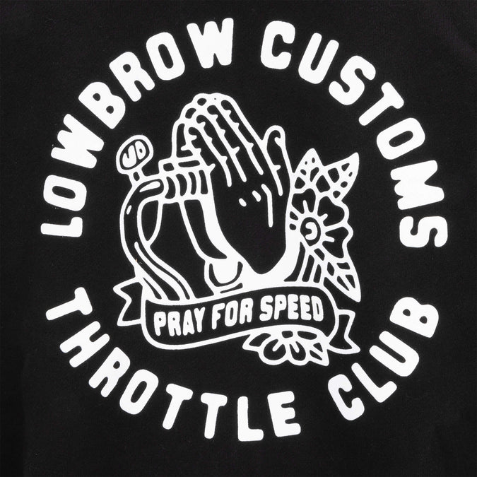 Throttle Club Zip-up Hooded Sweatshirt