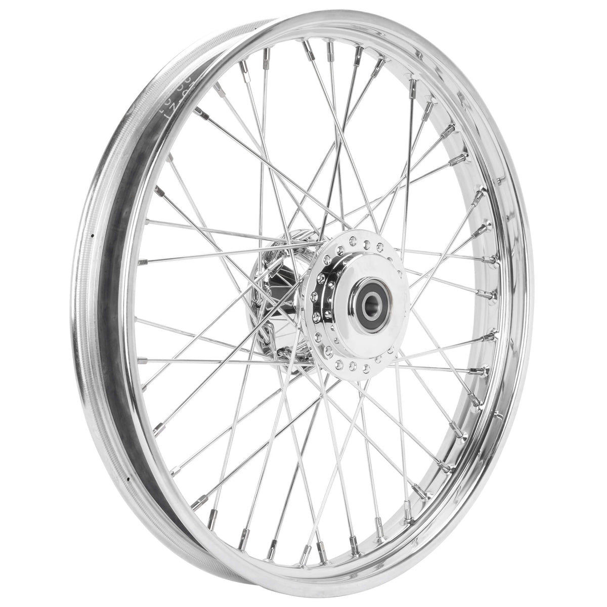 V Twin Manufacturing 21 X 2 15 40 Spoke Chrome Front Wheel Single Disc v-twin-manufacturing-21-x-2-15-40-spoke-chrome-front-wheel-single-disc