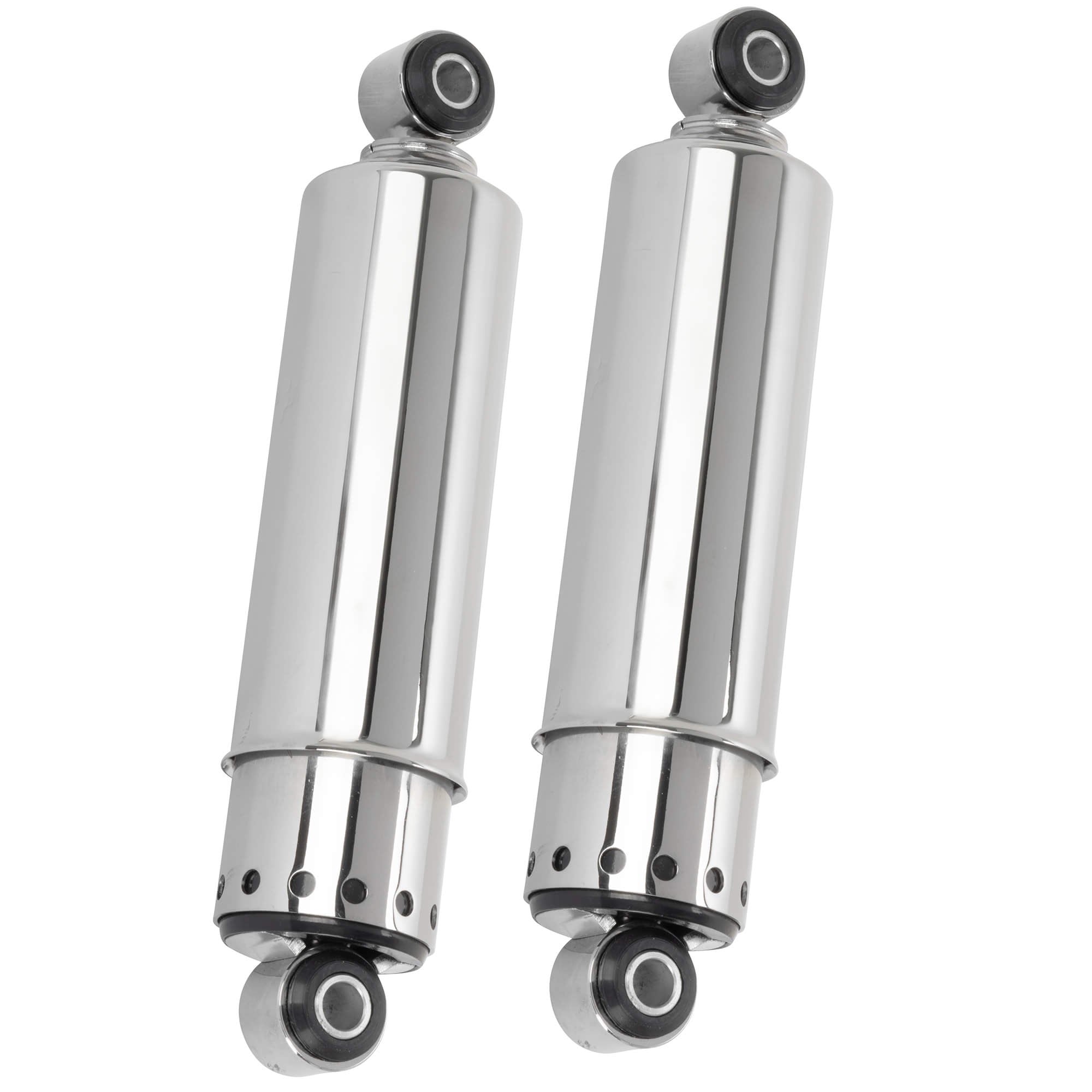 VTwin Manufacturing AEE 11" Chrome Shocks With Full Covers 1 inch