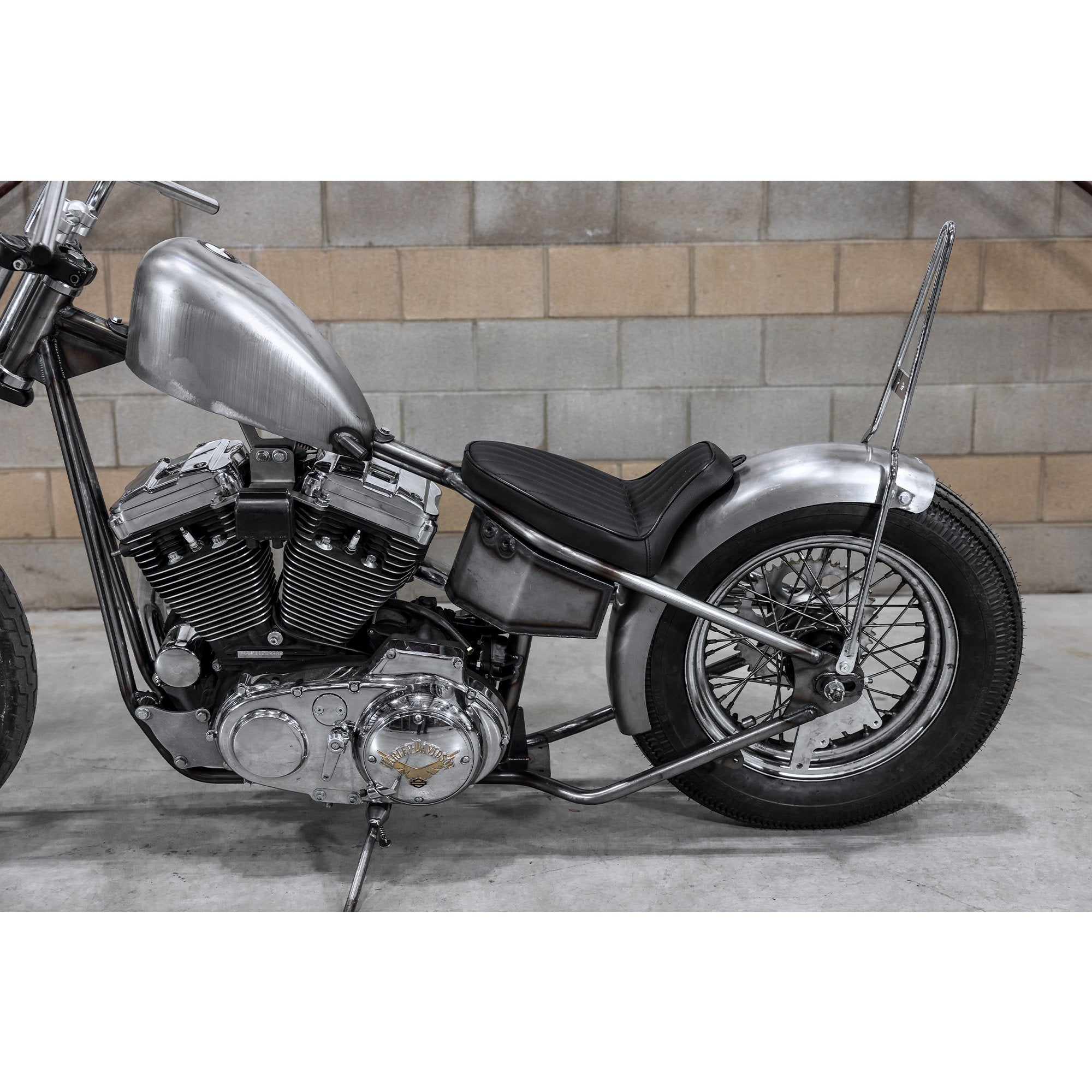 Sully Custom Sully's Customs Solo Seat - Black Vertical Pleat - Rigid Frame ...