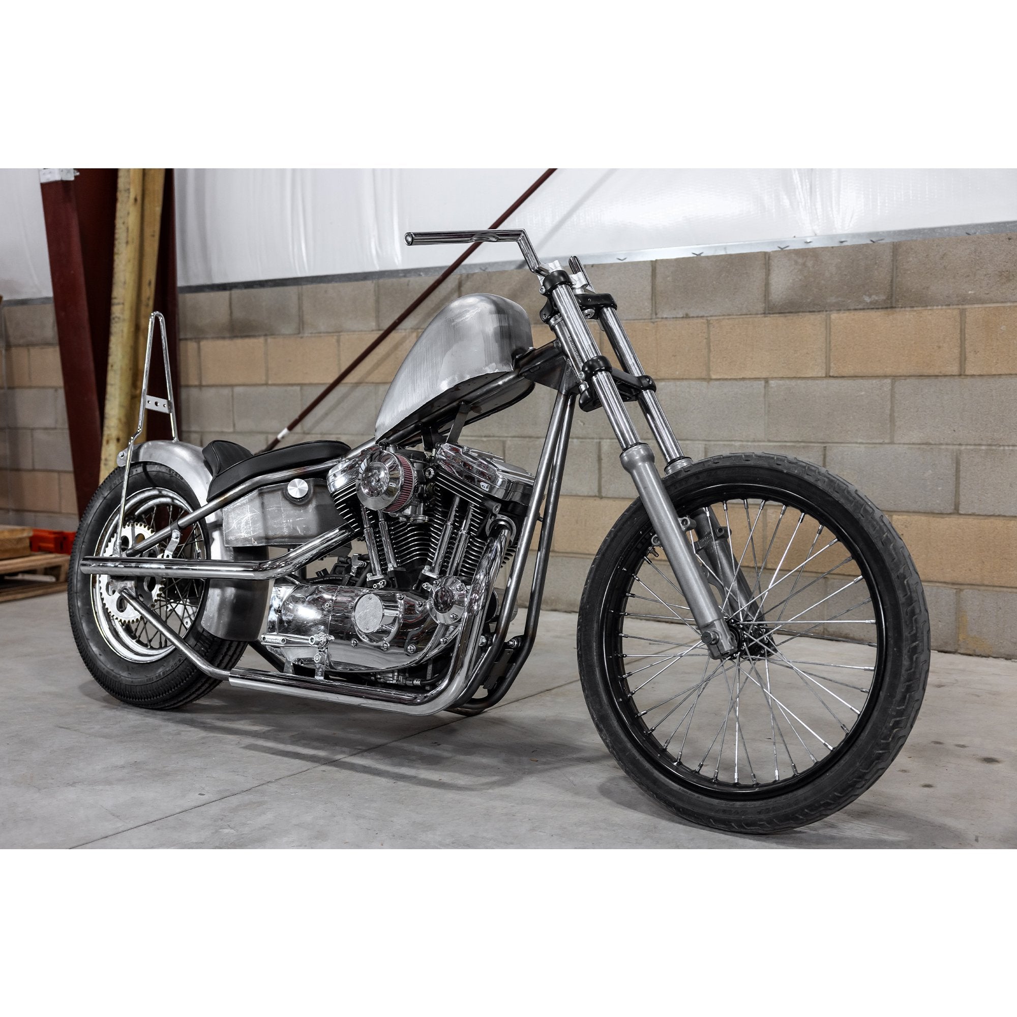 Sully Custom Sully's Customs Solo Seat - Black Vertical Pleat - Rigid Frame ...