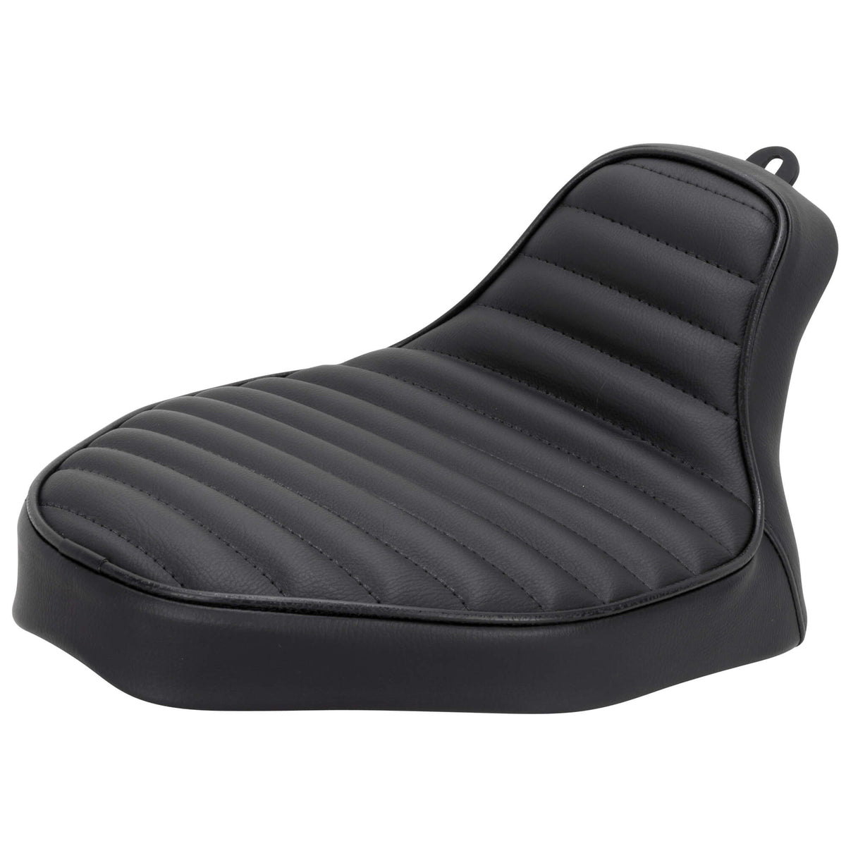 Sully's Customs Solo Seat - Black Horizontal Pleat - Rigid Frame ...