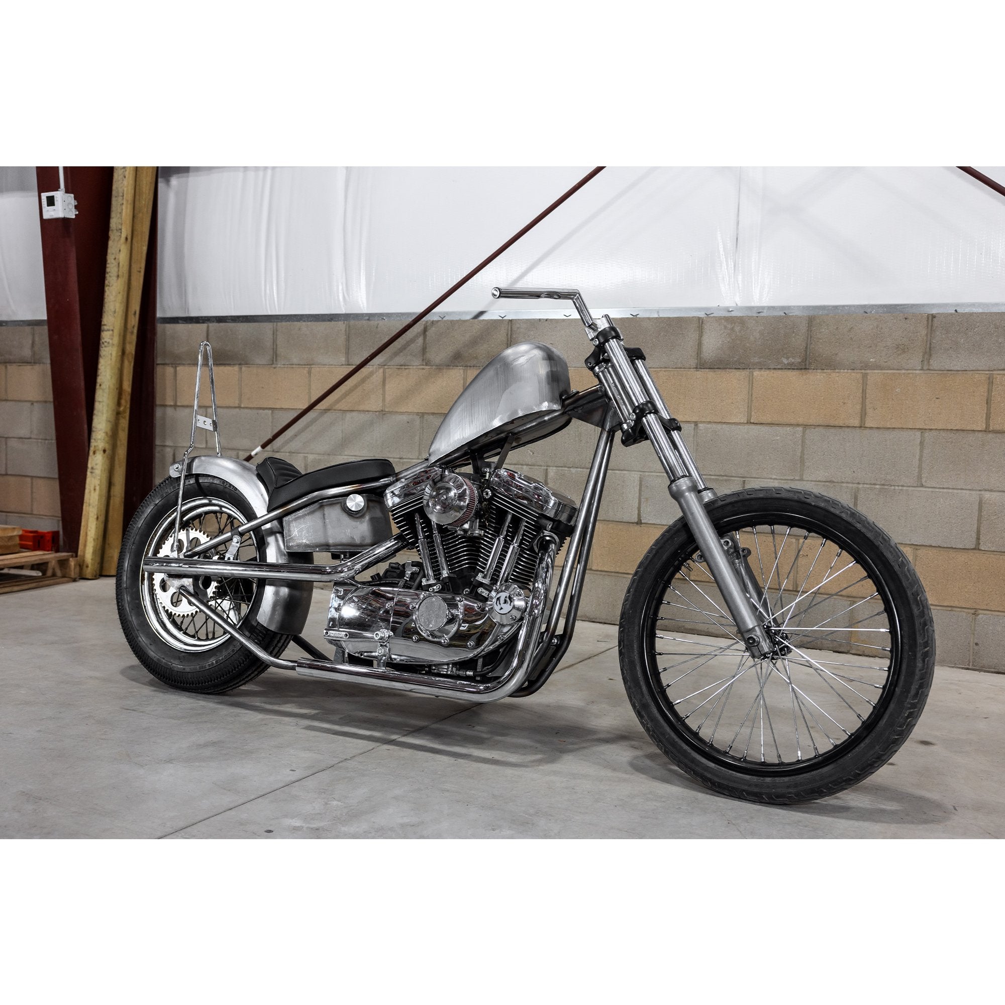 Sully Custom Sully's Customs Solo Seat - Black Horizontal Pleat - Rigid Frame ...