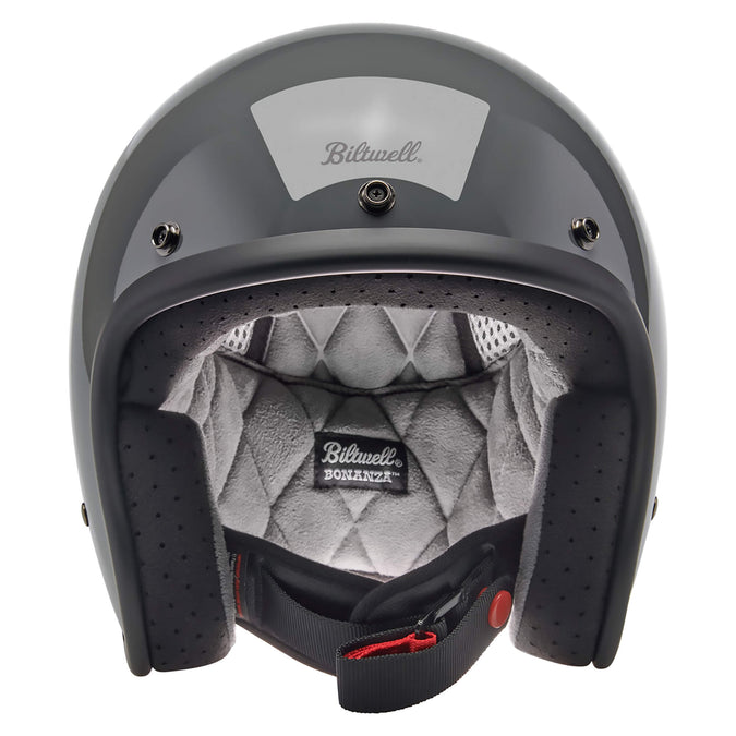 Bonanza Helmet DOT Approved Helmet - Gloss Storm Grey
