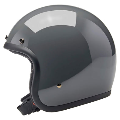 Bonanza Helmet DOT Approved Helmet - Gloss Storm Grey