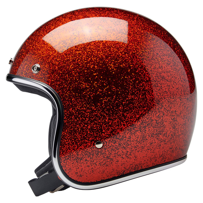 Bonanza Helmet DOT Approved Helmet - Rootbeer Megaflake