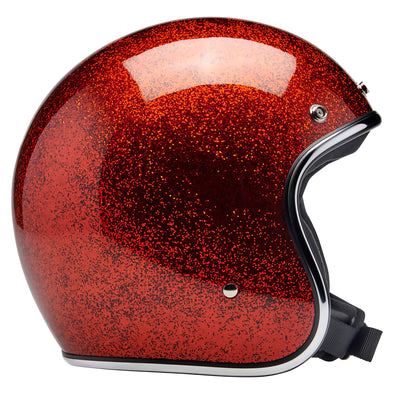 Bonanza Helmet DOT Approved Helmet - Rootbeer Megaflake