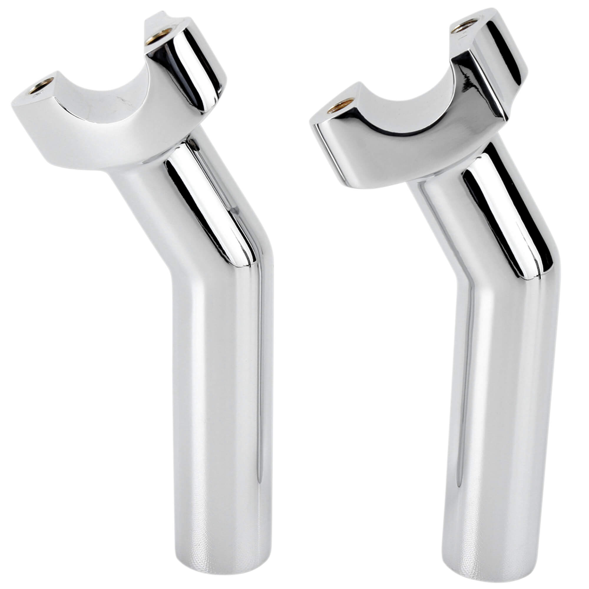Drag Specialties 4-1/2 inch Pullback Handlebar Riser Set - Chrome ...