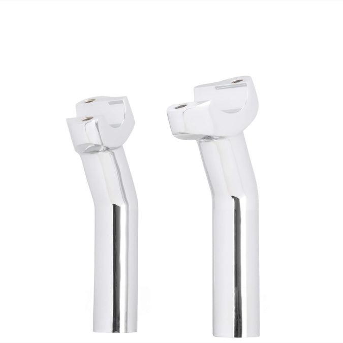 Drag Specialties 4-1/2 inch Pullback Handlebar Riser Set - Chrome ...