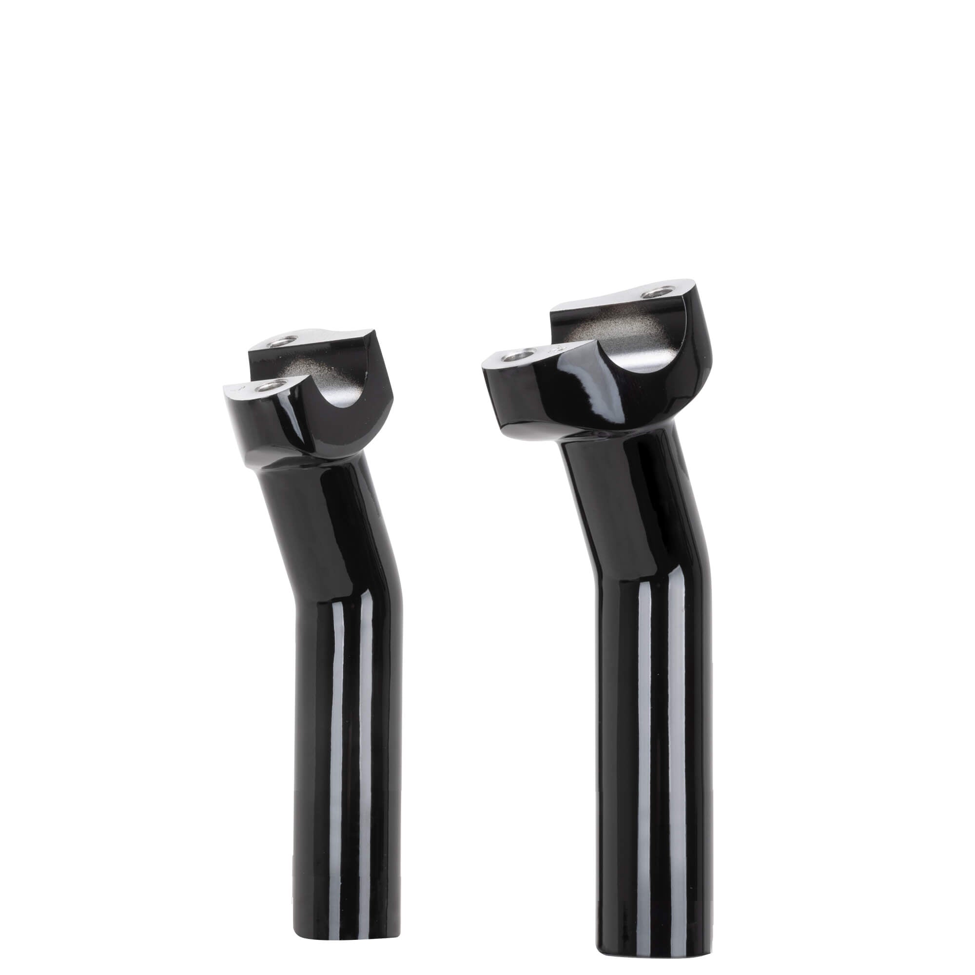 Drag Specialties 4-1/2 inch Pullback Handlebar Riser Set - Black ...