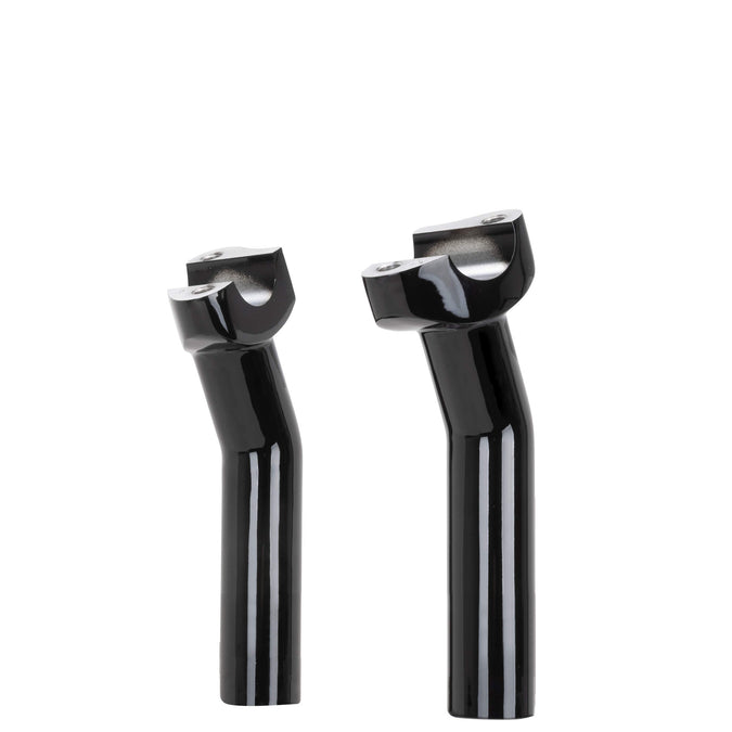 Drag Specialties 4-1/2 inch Pullback Handlebar Riser Set - Black ...