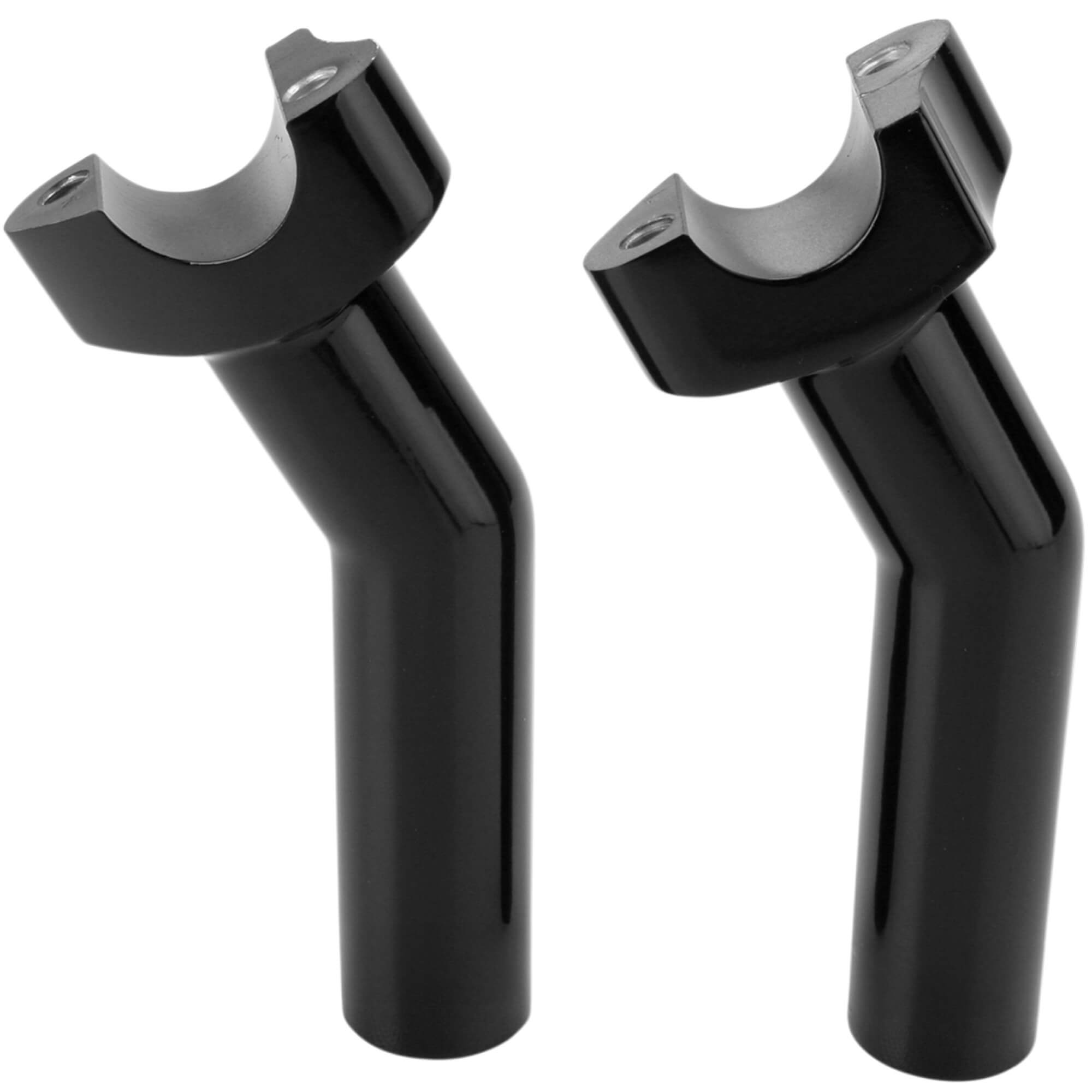 Drag Specialties 4-1/2 inch Pullback Handlebar Riser Set - Black ...