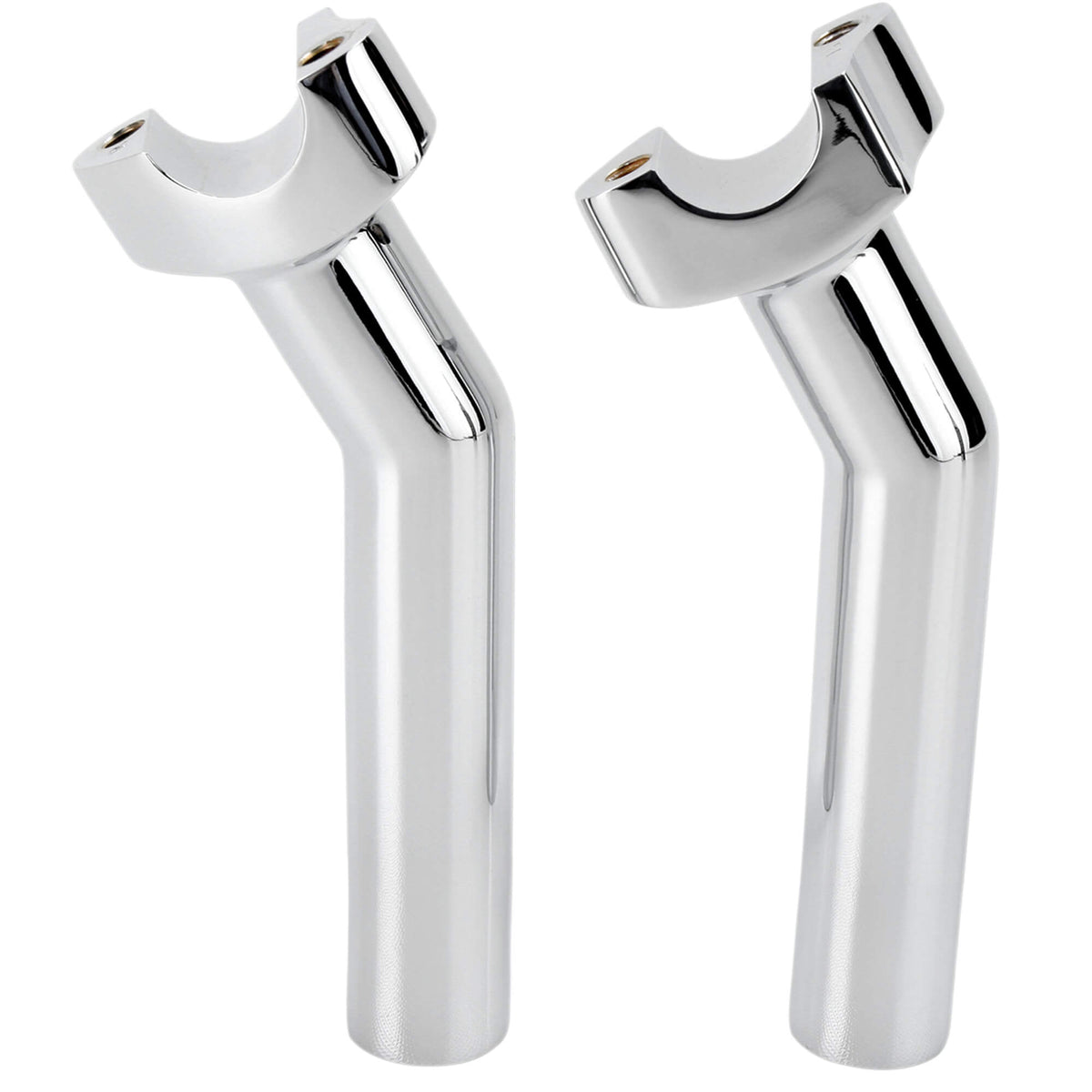 Drag Specialties 6-1/2 inch Pullback Handlebar Riser Set - Chrome ...