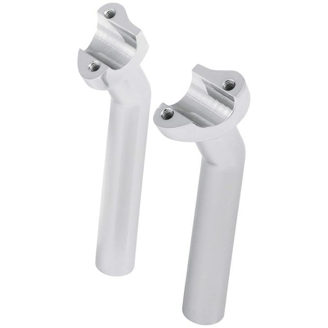 Drag Specialties 6-1/2 inch Pullback Handlebar Riser Set - Chrome ...