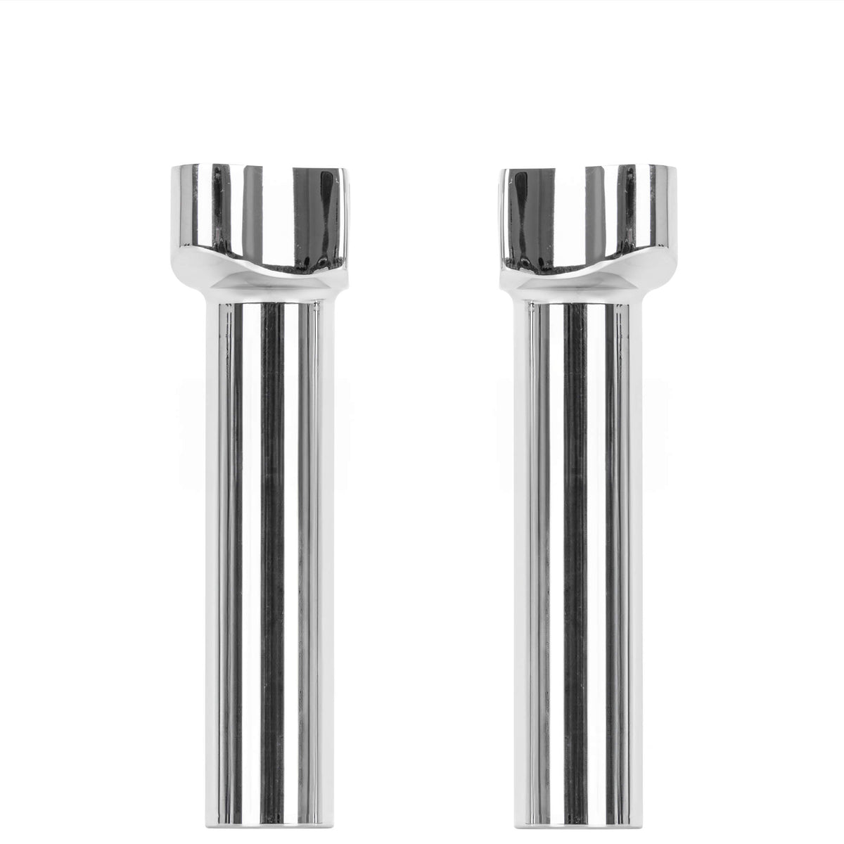 Drag Specialties 6-1/2 inch Forged Aluminum Handlebar Risers - Chrome ...