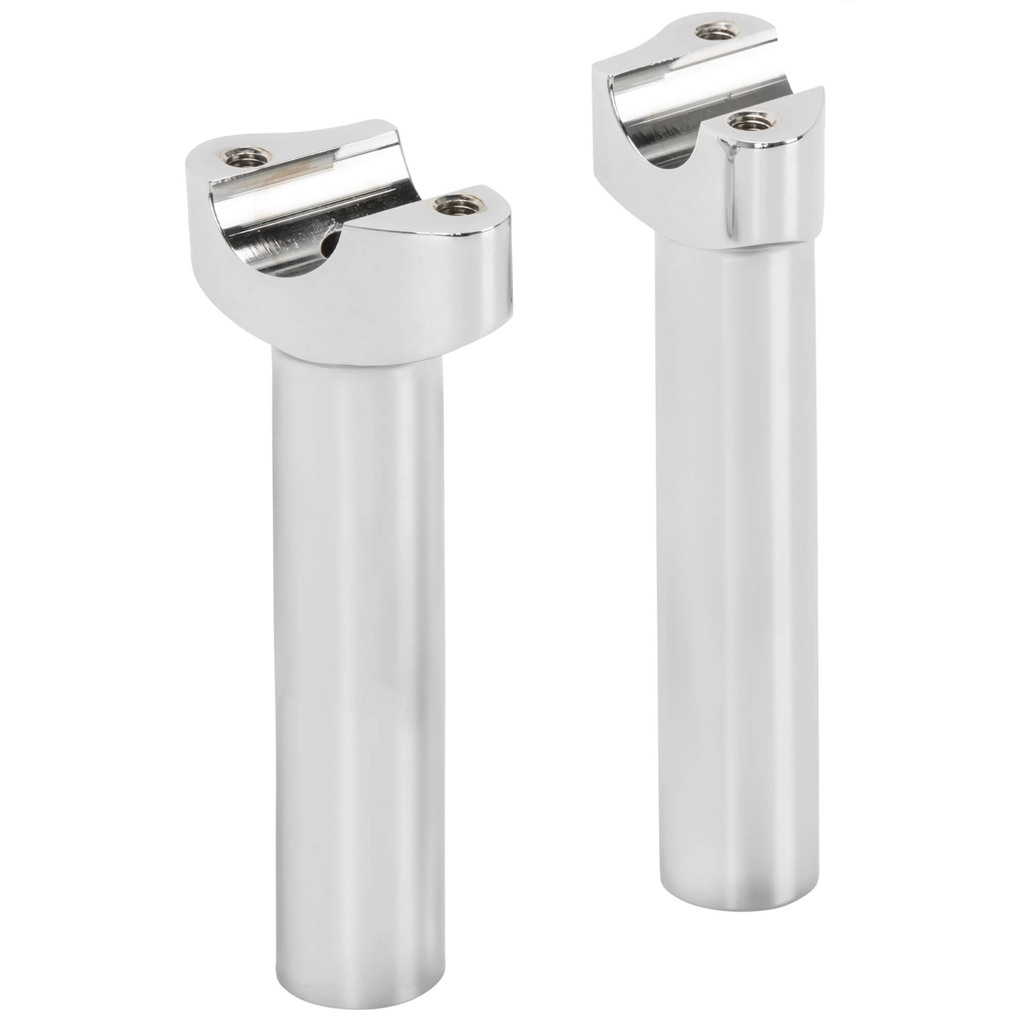 Drag Specialties 6-1/2 inch Forged Aluminum Handlebar Risers - Chrome ...