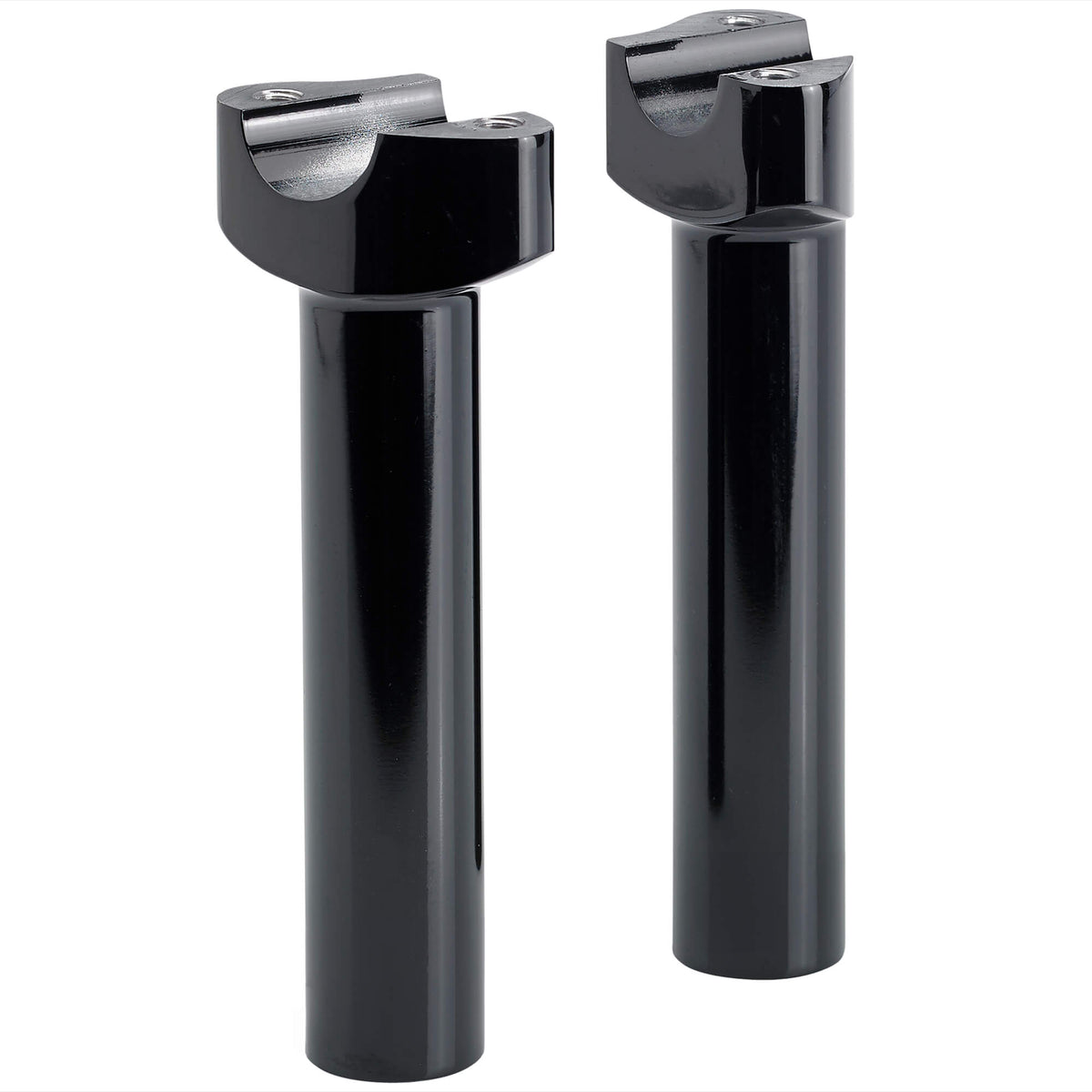 Drag Specialties 6-1/2 inch Forged Aluminum Handlebar Risers - Black ...