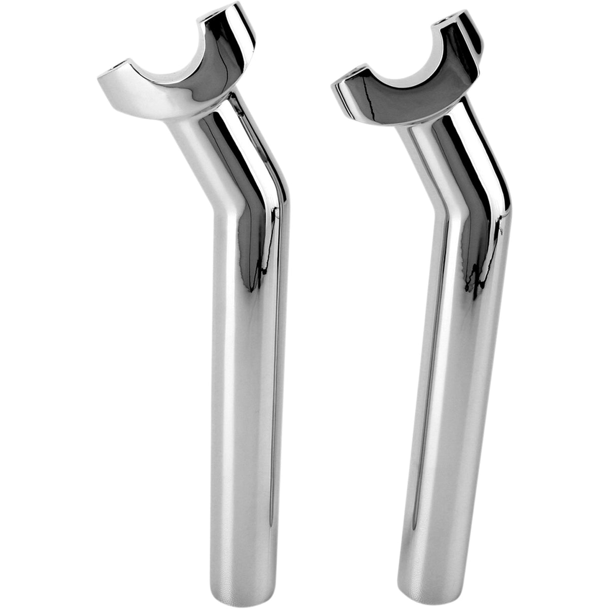 Cycle Standard 8-1/2 inch Pullback Handlebar Riser Set - Chrome ...