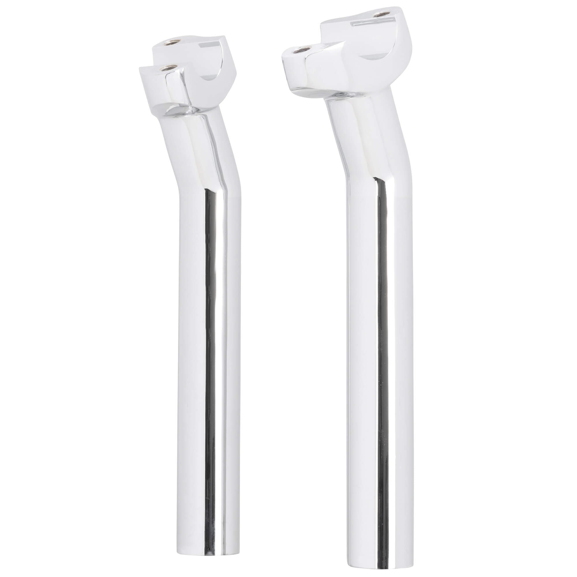 Cycle Standard 8-1/2 inch Pullback Handlebar Riser Set - Chrome ...