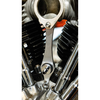 Carburetor Support Bracket for Harley-Davidson Ironheads and Shovelheads with Fuel Filter