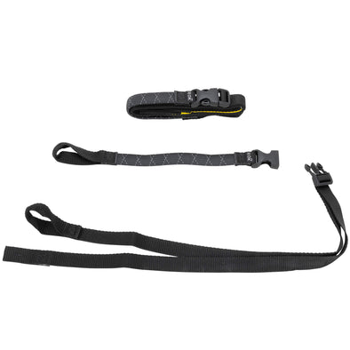 The Ultimate Adjustable Cargo Straps - 12"-42" x 5/8" - Black w/Reflective Tracer