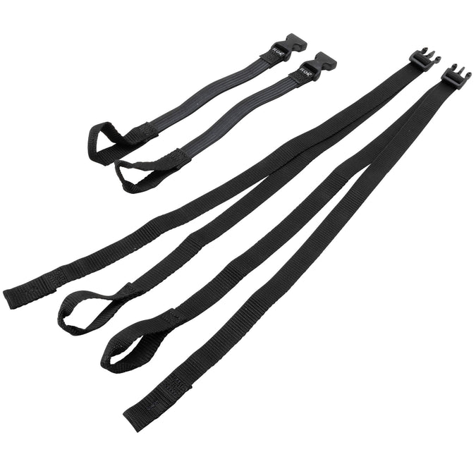 The Ultimate Adjustable Cargo Straps Twin Pack - 12"-42" x 5/8" - Black